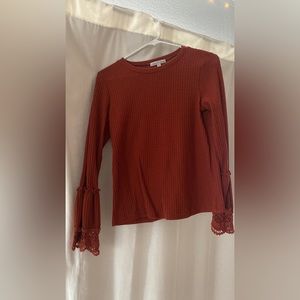 Burnt orange long sleeve